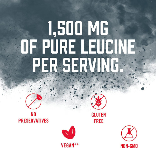 BioSteel Stackables Fermented Leucine Powder, Fermented Amino Acids, Gluten Free and Non-GMO, 150 Servings