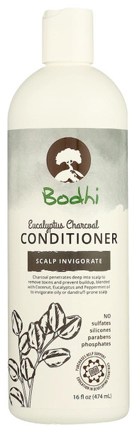 BODHI HANDMADE SOAP Eucalyptus Charcoal Scalp Invigorate Conditioner, 16 FZ