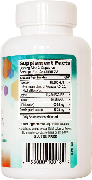 Body Ecology Assist Dairy & Protein | High Potency Supplements for Effective Digestion of Lactose & Casein | Supports Healthy Digestion | 90 Capsules