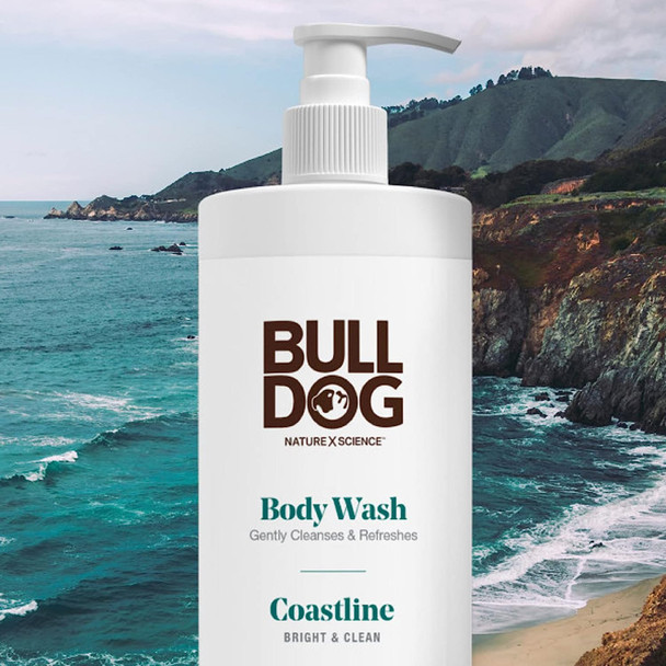 Bulldog Mens Skincare and Grooming Body Wash, Coastline, 16.9 Fl Oz