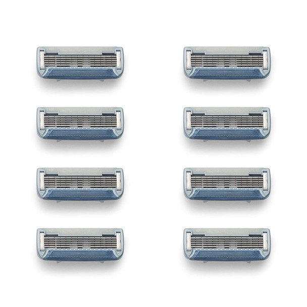 Bulldog Mens Skincare and Grooming Original Razor Blades Refills for Men, 8 Count Bulldog Mens Skincare and Grooming Original Razor Blades Refills for Men, 8 Count