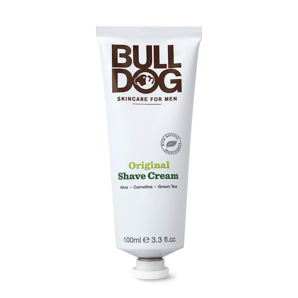 Bulldog Mens Skincare and Grooming Original Shave Cream, 3.3 Ounce