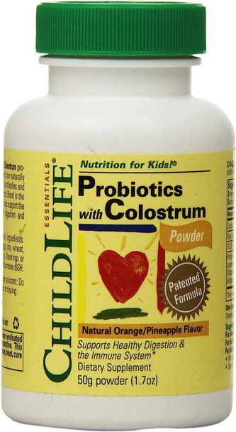Child Life Colostrum with Probiotics Powder, 1.7 Ounce, (Pack of 12)