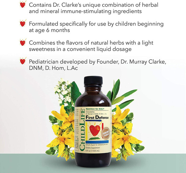 CHILDLIFE ESSENTIALS Immune Support 4 Pack Echinacea Natural Orange