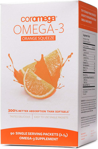 Coromega Omega 3 Supplement- Orange