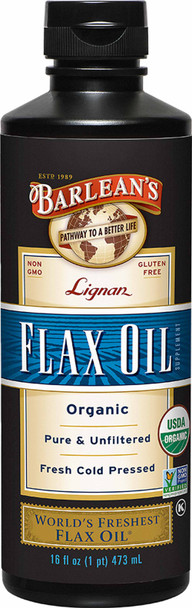 Barlean's Organic Oils Lignan Flax Oil