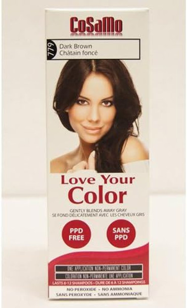 CoSaMo Love Your Color Hair Color 779 Dark Brown (Pack of 3)
