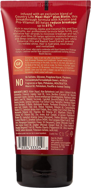 Desert Essence Anti-breakage Hair Mask - 5.1 Fl Oz - Maxi Hair Plus Biotin - Hair Moisturizer - Essential Enriched Vitamins - Promotes Breakage Reduction - Salon Professional Formula