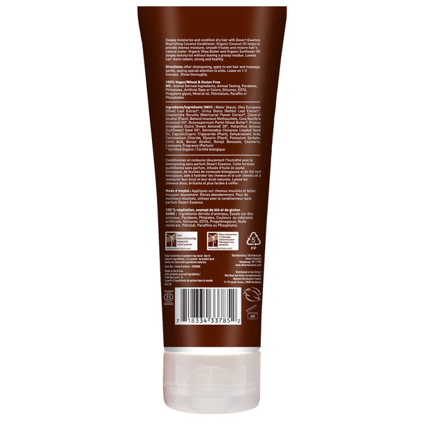 Desert Essence Coconut Shampoo & Conditioner Bundle - 8 Fl Ounce - Nourishing For Dry Hair - Delightful Scent - Refreshes Skin - Coconut Oil