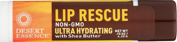 Desert Essence Lip Rescue with Shea Butter - 0.15 oz