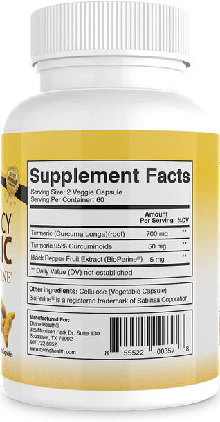 Dr. Colbert's High Potency Turmeric with Bioperine