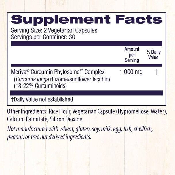 Healthy Origins - Bioavailable Curcumin Phytosome x 60 Vegetarian Capsules | Meriva | Supports Eyes and Joint Health | Gluten-Free | Soy-Free | Dairy-Free Healthy Origins - Bioavailable Curcumin Phytosome x 60 Vegetarian Capsules | Meriva | Supports Eyes and Joint Health | Gluten-Free | Soy-Free | Dairy-Free