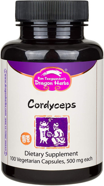 Dragon Herbs Cordyceps -- 500 Mg - 100 Capsules