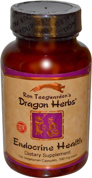 Dragon Herbs Endocrine Health, 500 mg, 100 Vegetarian Capsules