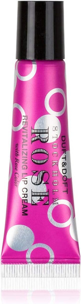 DUFT&DOFT Stockholm Rose Revitalizing Lip Cream, Ultra-moisturizing, Tinted, Vitamin E, Beeswax, Rosehip Seed Oil - 0.5 fl oz 13ml