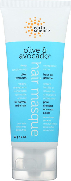 Earth Science Deep Conditioning Masque for Hair, 2 Fluid Ounce