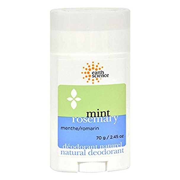 Earth Science Deodorant Natural Mint Rosemary, 2.5 Ounce