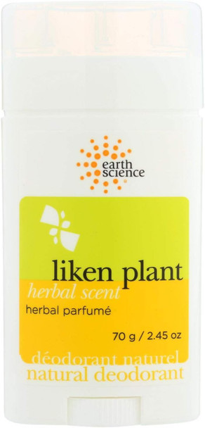 Earth Science Liken Plant Natural Deodorant Herbal Perfume - 2.5 oz