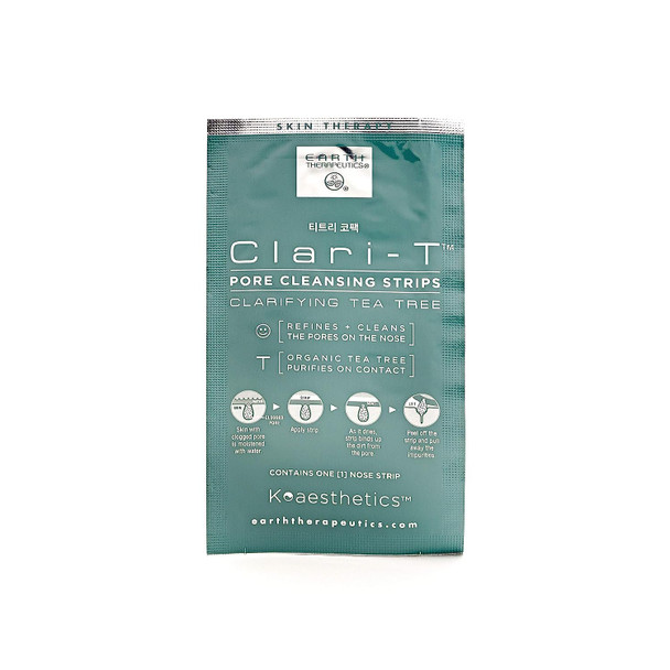 Earth Therapeutics Clari-T Tea Tree Pore Cleansing Strips (6 Strips)