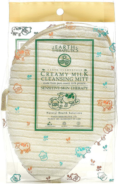 Earth Therapeutics Creamy Milk Cleansing Mitt