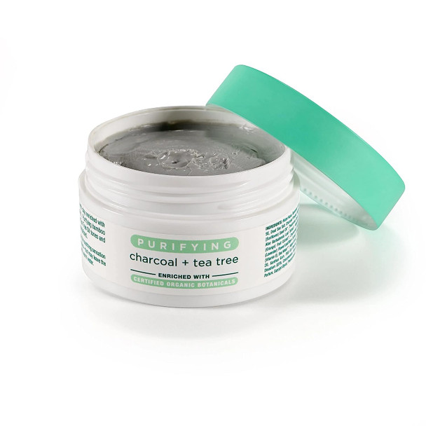 Earth Therapeutics Dead Sea Mineral Clay Mask - Charcoal & Tea Tree