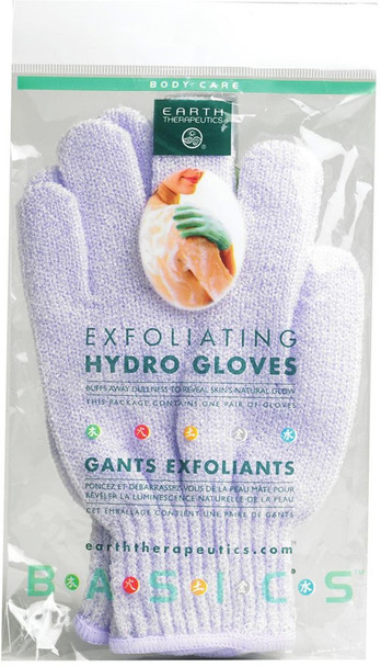 Earth Therapeutics Exfoliating Hydro Gloves - 1 Pair.