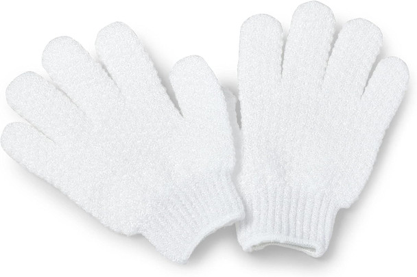Earth Therapeutics Exfoliating Hydro Gloves - White