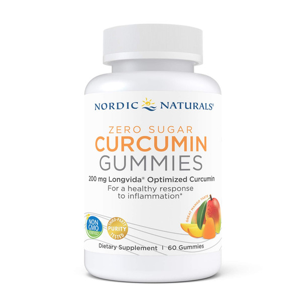 Nordic Naturals Curcumin Gummies, 60 Gummies, 200 g