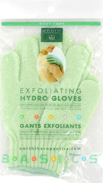 Earth Therapeutics Hydro Gloves Exfoliating pair ( Multi-Pack)