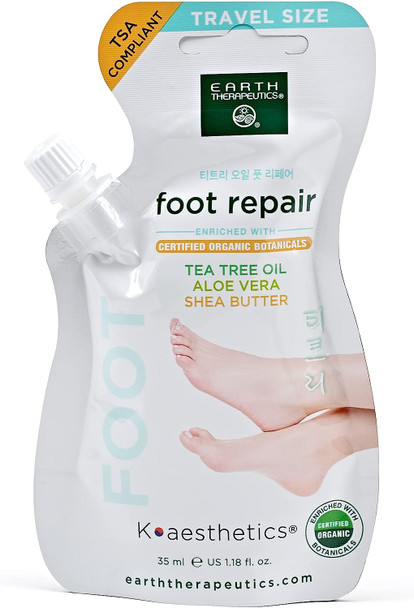 Earth Therapeutics Intensive Foot Balm Pouch w/ Spout - Travel Size (TSA-Approved)