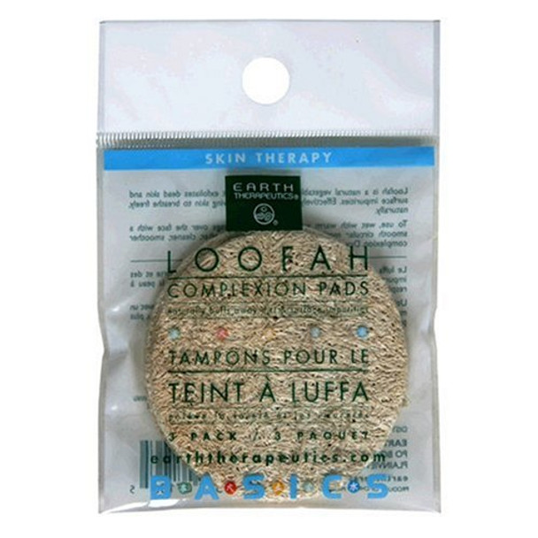 Earth Therapeutics Skin Therapy Loofah Complexion Pads (Pack of 12)
