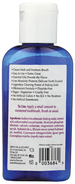 ECO-DENT Daily Care Baking Soda Toothpowder, Anise, Essential Oil, 2 Ounce (164014)