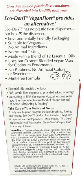 Eco-Dent Veganfloss Premium Dental Floss Cinnamon