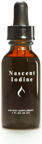 Enviromedica Nascent Iodine High Potency Liquid Drops for Support and Detoxification of the Thyroid (1ounce)