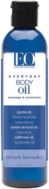 EO Products Body Oil, French Lavender 8 oz