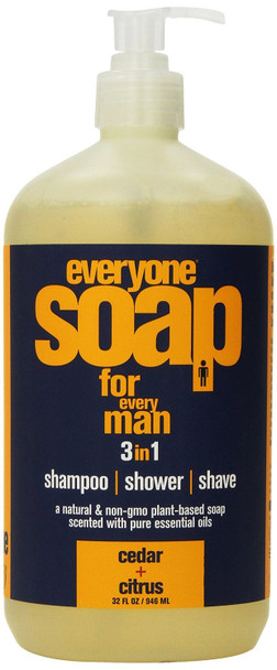 Eo Products Everyone Soap for Men, Cedar/Citrus, 32 Ounce