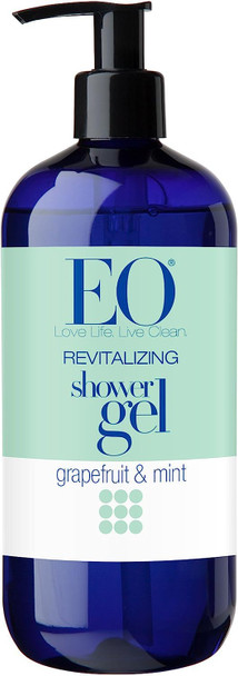 EO Products Grapefruit and Mint Shower Gel, 16 Ounce - 3 per case.