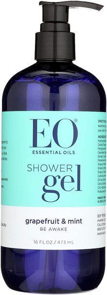 EO Products Shower Gel - Grapefruit and Mint - 16 fl oz - Soothe and nourish skin