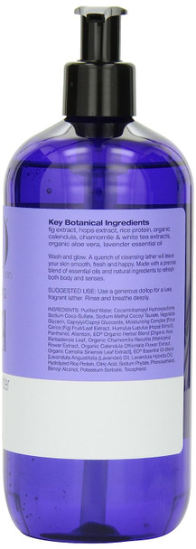 EO Shower Gel, French Lavender, 16-Ounce Bottles (Pack of 2)