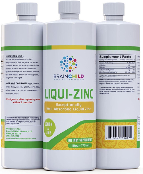 LiquiZinc - Well Absorbed Liquid Zinc in an Ultra-Colloidal Suspension