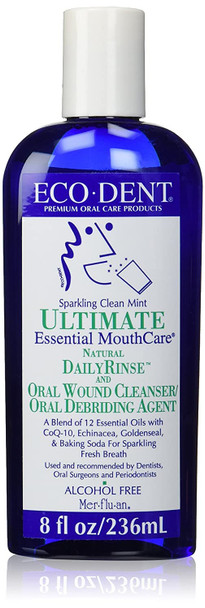 Premium Oral Care Ultimate Daily Rinse Mint Eco-Dent 8 oz Liquid