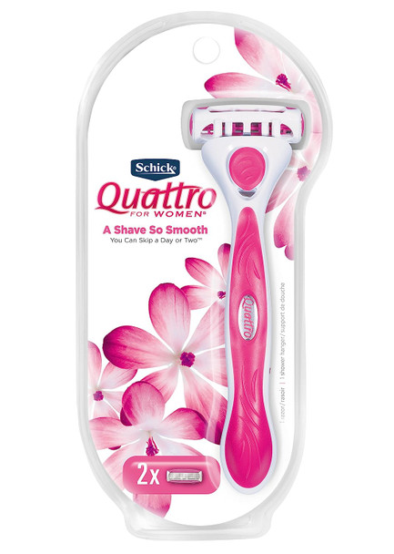 Schick Quattro for Women High Performance Razor, Packaging May Vary, 1 Razor