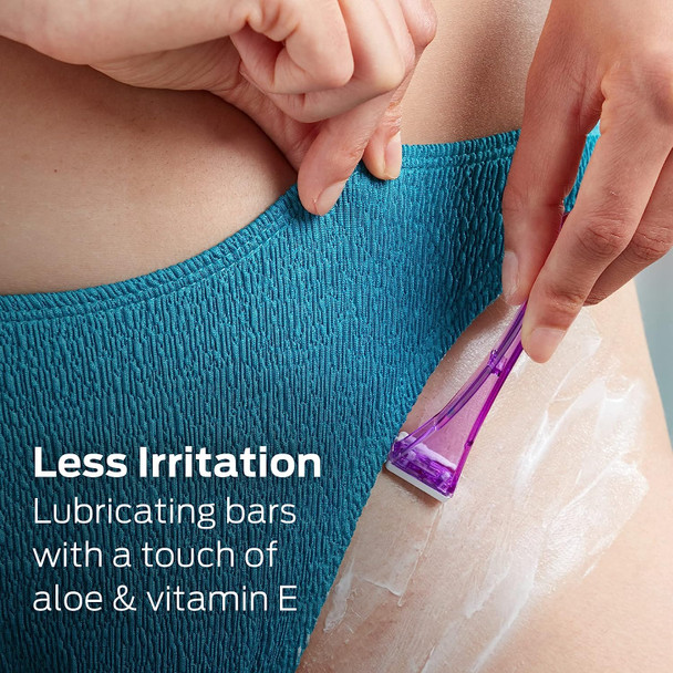 Schick Silk Bikini Razor 9 Count Bikini Shaver Pubic Hair Razor