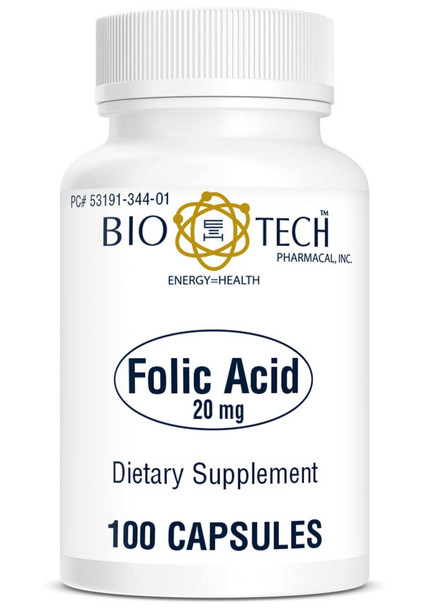 Bio-Tech Pharmacal Folic Acid 20 mg