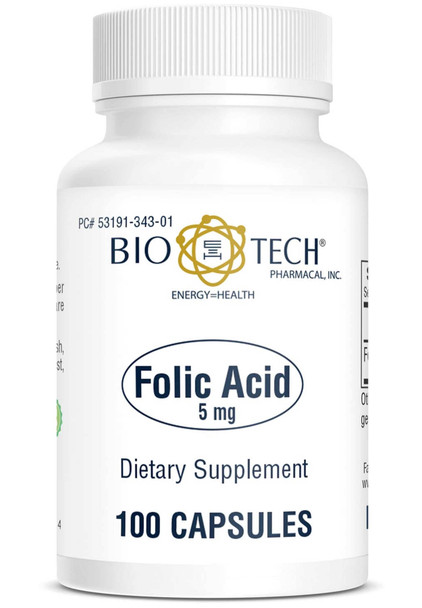Bio-Tech Pharmacal Folic Acid (5 mg)