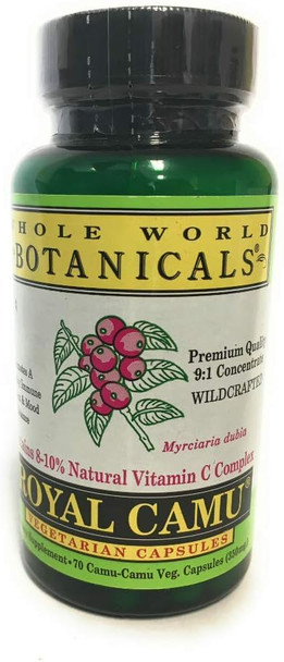 WHOLE WORLD BOTANICALS Royal Camu Trial Size, 70 CT