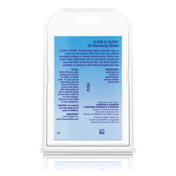 Clean & Clear Instant Oil-Absorbing Sheets 50 Sheets