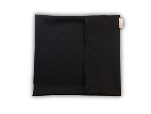 PURAP Cover Wheelchair Cushion - Removable and Washable - 18" x 20" x 1.5" (Black)