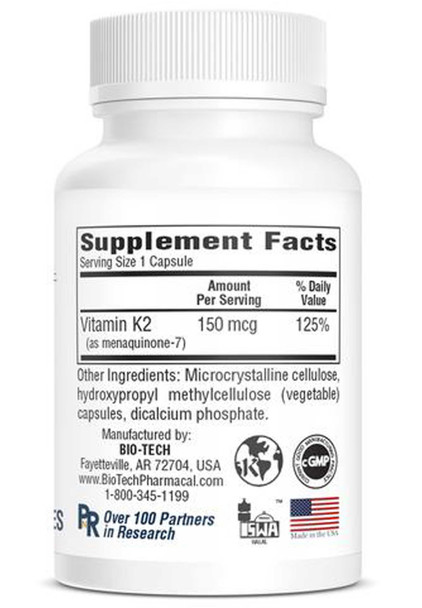 Bio-Tech Pharmacal MK-7 (Vitamin K2)