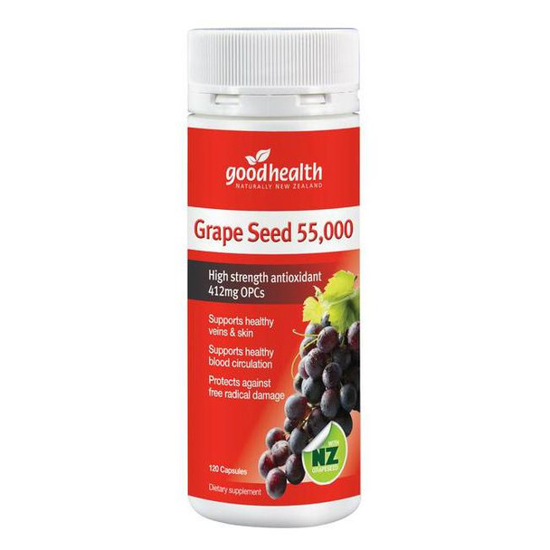 Good Health Grape Seed 55,000 Capsules 120's